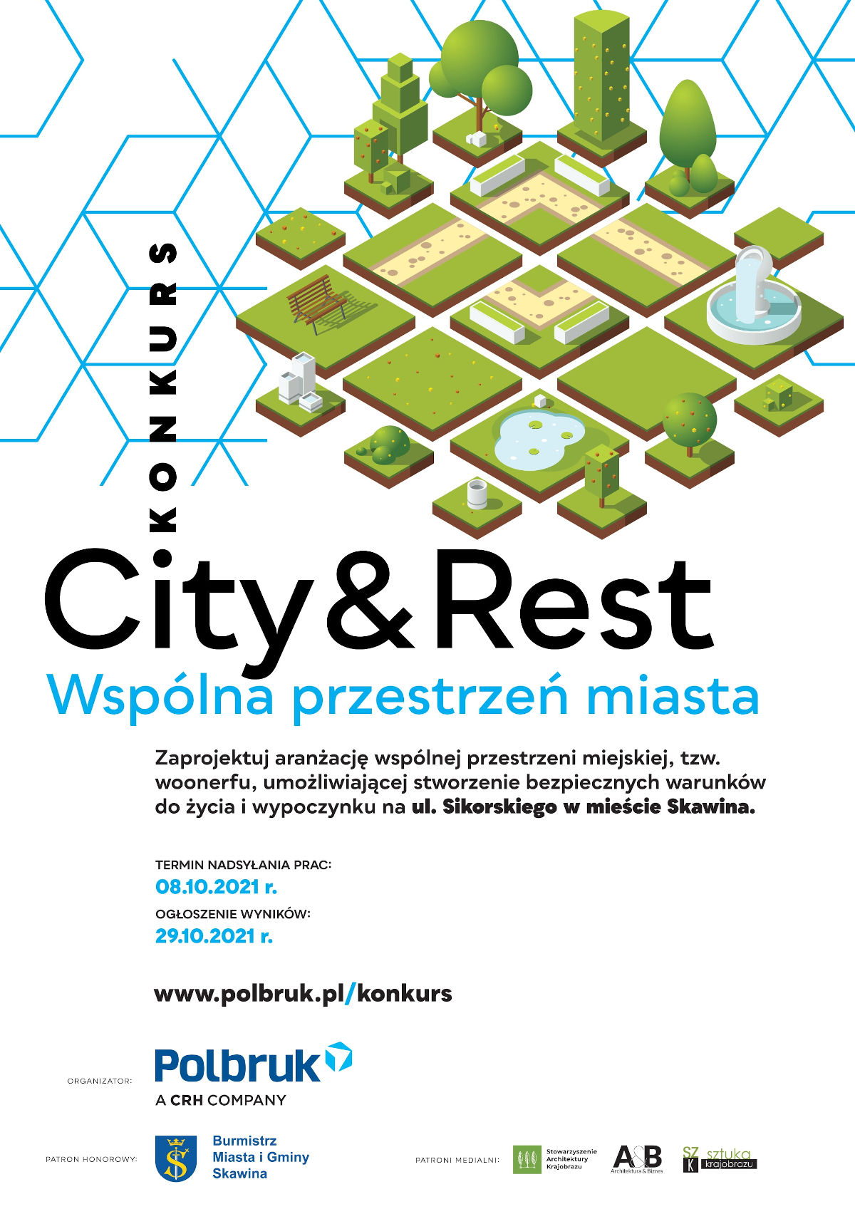 Plakat konkursu City&Rest