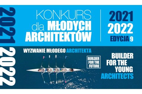 Plakat konkursu dla Młodych Architektów