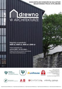 Gala Konkursu "Drewno w Architekturze" - ZAPROSZENIE