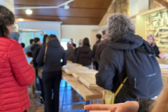 Część teoretycza warsztatów praktycznych z tworzenia struktur typu mukarnas w Boceguillas. Autor zdjęcia: Karolina Misiuk