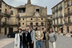 Sepulveda. Uczestnicy programu z Wydziału Architektury PB. Od lewej: Wiktoria Wysocka, Emilia Sadowska, Konrad Rydz-Niczyporuk, Kacper Szczurowski, Diana stypułkowska, Karolina Misiuk.