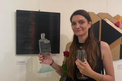 Mgr inż. Justyna Sołomianko laureatką I. nagrody na 12. Międzynarodowym Biennale Artystycznej Tkaniny Lnianej „Z krosna do Krosna” 2024