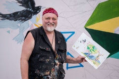 Mural firmy Accolade realizowany przy udziale studentek WA PB