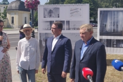 Konferencja prasowa, w trakcie której ogłoszono wyniki konkursu i nagrodzono studentów PB
