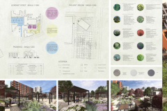 II miejsce (równorzędne) - Karolinie Moczulskiej i Julii Pac (praca wykonana pod kierunkiem: dr hab. inż. arch. Jarosława Szewczyka, prof. PB)