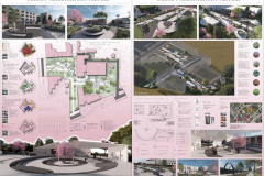 II miejsce (równorzędne) - Emilii Sadowskiej i Konradowi Rydz-Niczyporukowi (praca wykonana pod kierunkiem: dr hab. inż. arch. Haliny Łapińskiej, prof. PB)