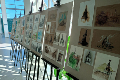 Wystawa prac plastycznych studentów Wydziału Architektury Politechniki Białostockiej